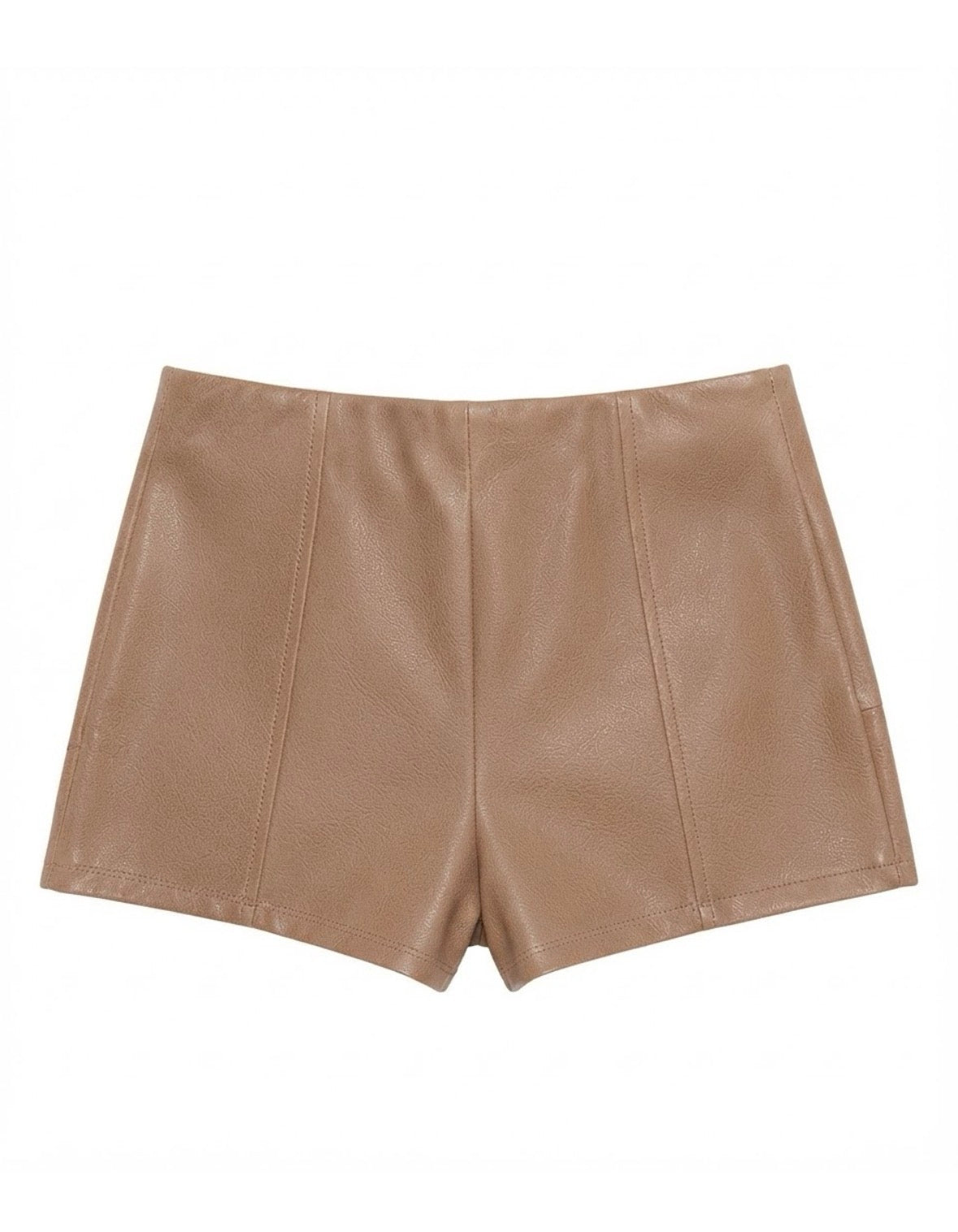 Pu Leather Shorts