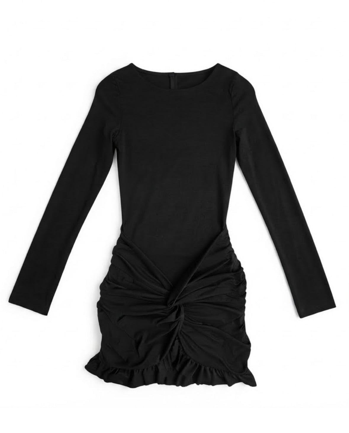 Long Sleeve Ruffle Dress