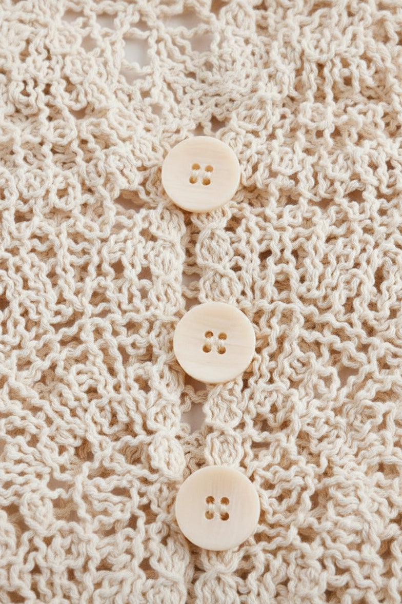 Knitted Button Vest
