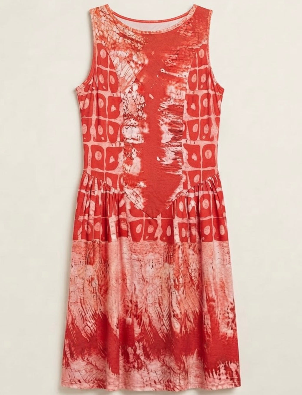 Sleeveless V Waist Dress