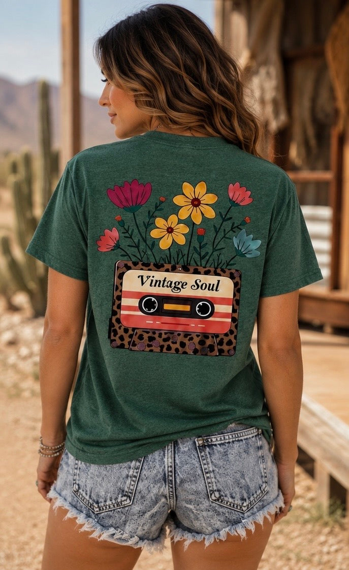 Vintage Soul Cassette Tape T-Shirt
