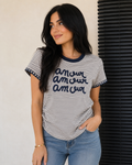 Amour Blue Stripe Blouse