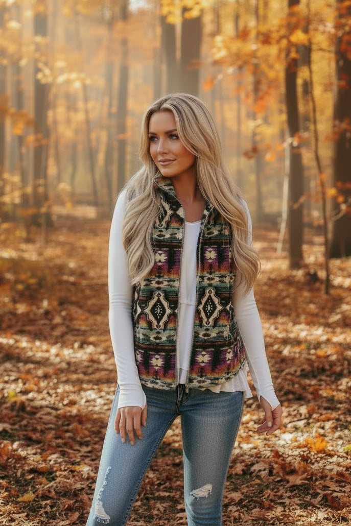 Sherpa Fleece Vest