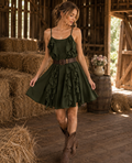 French Style Ruffle Dress
