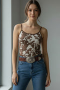 Cow Print Cami