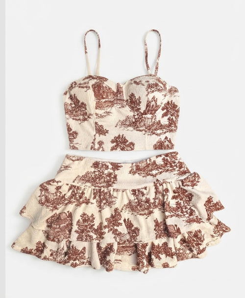 Country Belle 2-piece Skirt Set