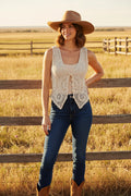 Knitted Button Vest